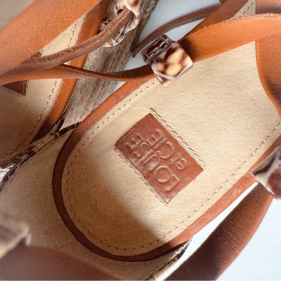 Louise et Cie snakeskin laceup platform strappy sandal ❤️ - Picture 7 of 11